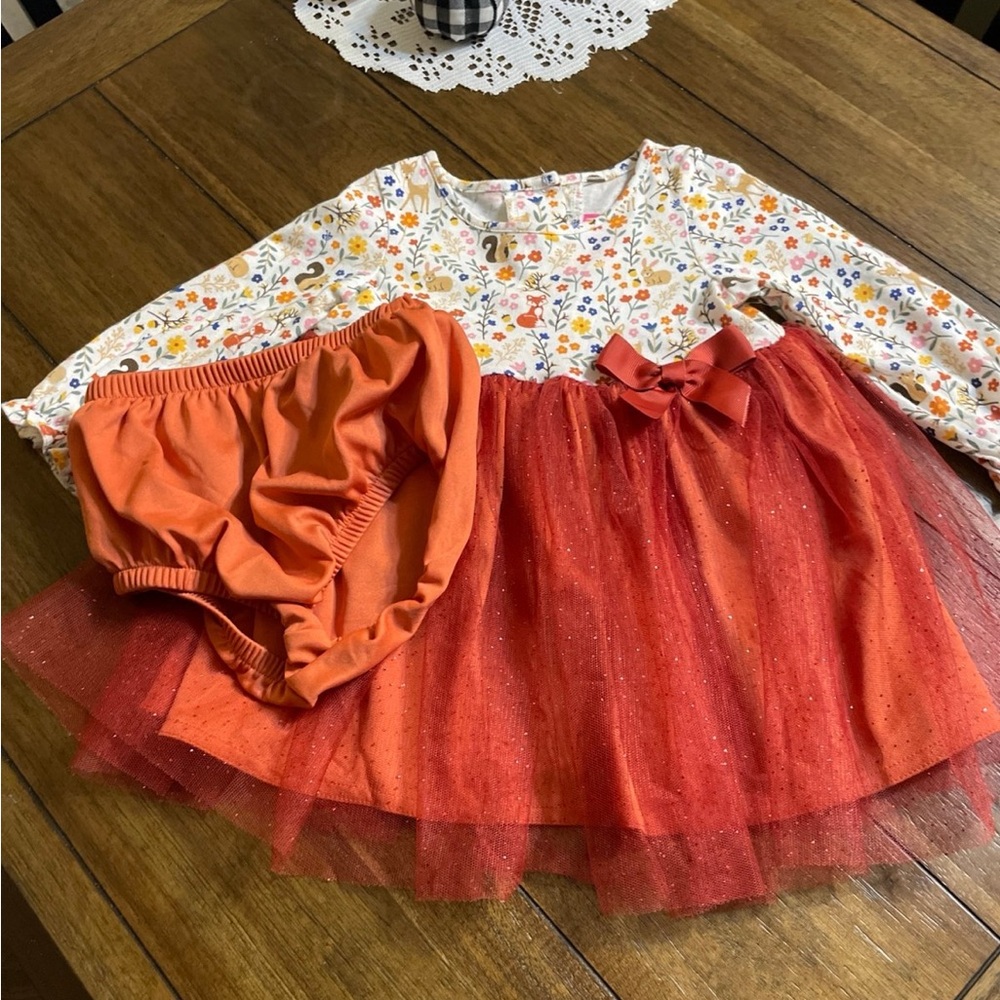 Fox and Flowers Dress